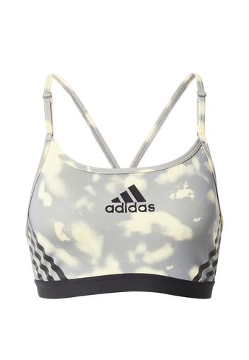 ADIDAS PERFORMANCE Reggiseno sportivo  giallo / grigio chiaro / nero