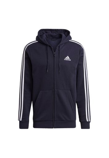 ADIDAS PERFORMANCE Giacca di felpa sportiva  marino / bianco