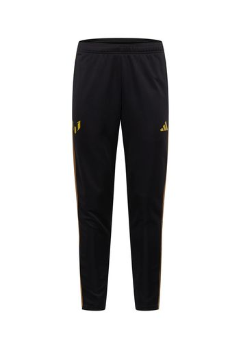 ADIDAS PERFORMANCE Pantaloni sportivi 'MESSI'  giallo / nero