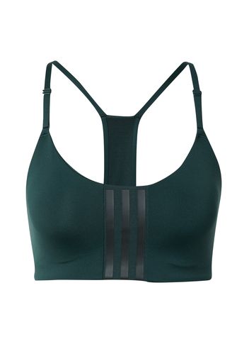 ADIDAS PERFORMANCE Reggiseno sportivo  verde scuro / nero