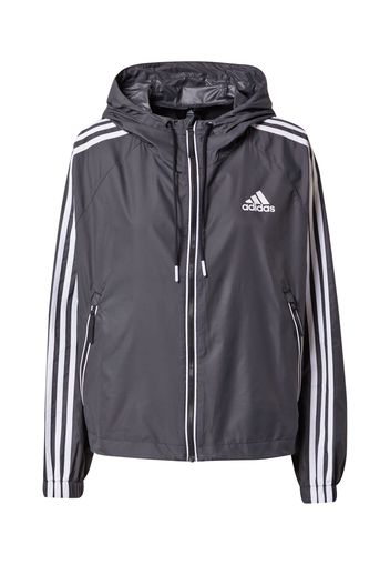 ADIDAS PERFORMANCE Giacca sportiva  antracite / bianco