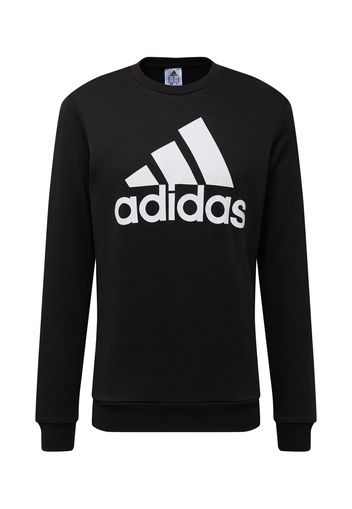 ADIDAS PERFORMANCE Felpa sportiva  nero / bianco