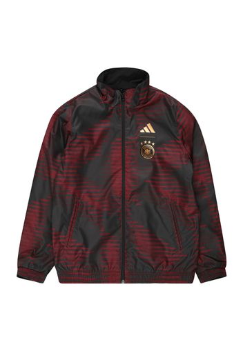 ADIDAS PERFORMANCE Giacca sportiva  oro / rosso vino / nero / bianco