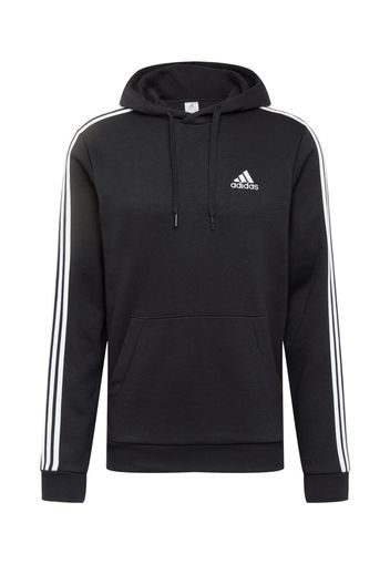 ADIDAS PERFORMANCE Felpa sportiva  nero / bianco