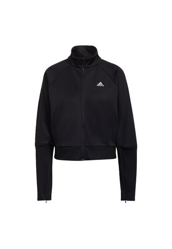 ADIDAS PERFORMANCE Giacchetta sportiva  nero / bianco