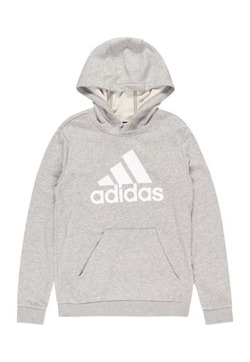 ADIDAS PERFORMANCE Felpa sportiva  grigio sfumato / bianco