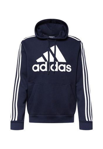 ADIDAS PERFORMANCE Felpa sportiva  blu notte / bianco