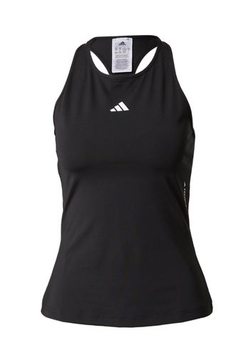 ADIDAS PERFORMANCE Top sportivo  nero / bianco