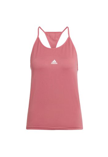 ADIDAS PERFORMANCE Top sportivo  rosa / bianco