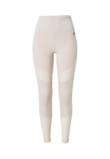 ADIDAS PERFORMANCE Pantaloni sportivi  beige / nero