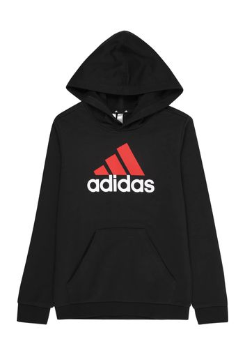 ADIDAS PERFORMANCE Felpa sportiva  rosso chiaro / nero / bianco