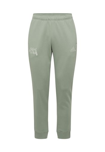 ADIDAS PERFORMANCE Pantaloni sportivi  lime / mela / bianco