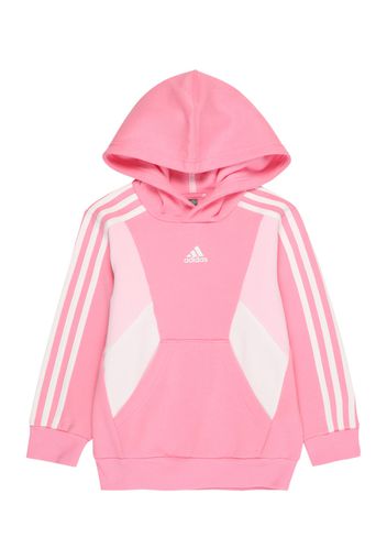 ADIDAS PERFORMANCE Felpa sportiva  rosa chiaro / bianco