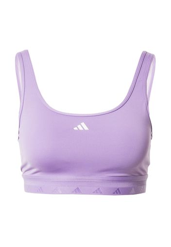 ADIDAS PERFORMANCE Reggiseno sportivo  lilla / bianco