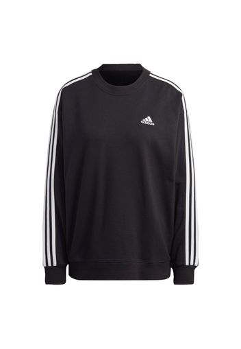 ADIDAS PERFORMANCE Felpa sportiva  nero / bianco