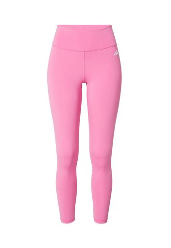 ADIDAS PERFORMANCE Pantaloni sportivi  rosa / bianco