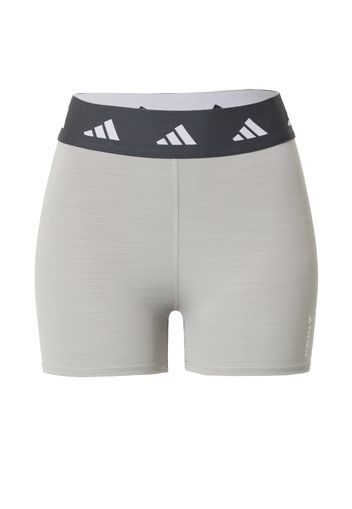 ADIDAS PERFORMANCE Pantaloni sportivi  grigio / nero / bianco