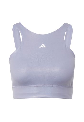 ADIDAS PERFORMANCE Reggiseno sportivo  argento / bianco