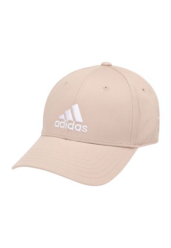 ADIDAS PERFORMANCE Cappello da baseball sportivo  beige / bianco