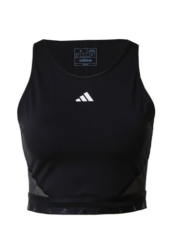 ADIDAS PERFORMANCE Top sportivo  nero / bianco