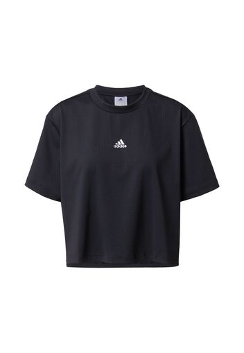 ADIDAS PERFORMANCE Maglia funzionale  nero / bianco