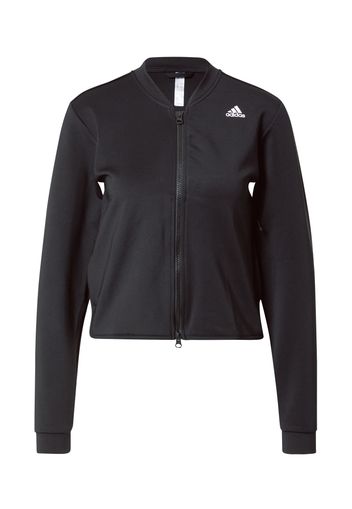 ADIDAS PERFORMANCE Giacca per l'allenamento  nero / bianco