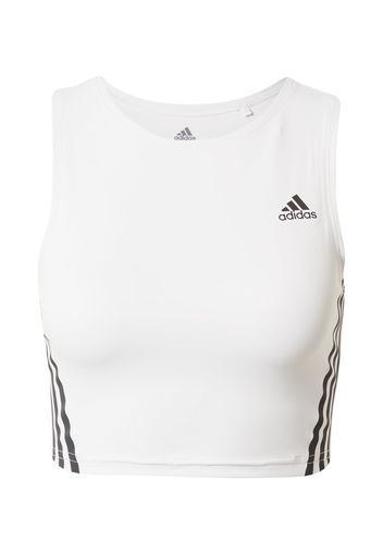 ADIDAS PERFORMANCE Top sportivo  nero / bianco