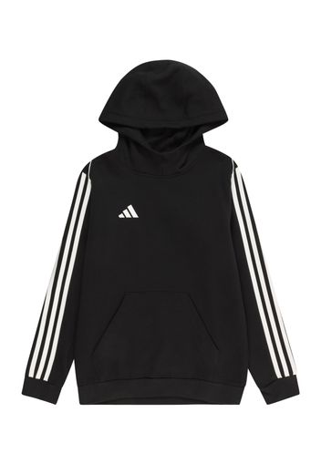 ADIDAS PERFORMANCE Felpa sportiva  nero / bianco