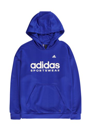 ADIDAS PERFORMANCE Felpa sportiva  blu scuro / bianco