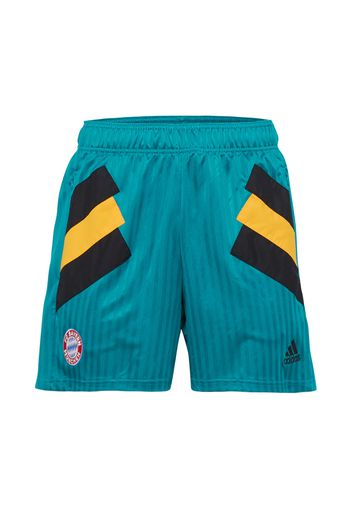 ADIDAS PERFORMANCE Pantaloni sportivi 'FC Bayern'  giallo / giada / nero