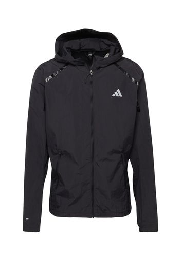 ADIDAS PERFORMANCE Giacca sportiva  nero / bianco