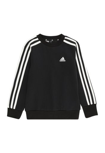 ADIDAS PERFORMANCE Felpa sportiva  nero / bianco