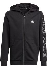 ADIDAS PERFORMANCE Giacca di felpa sportiva  nero / bianco