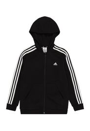 ADIDAS PERFORMANCE Giacca di felpa sportiva  nero / bianco