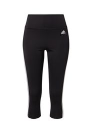 ADIDAS PERFORMANCE Pantaloni sportivi  nero / bianco