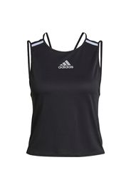 ADIDAS PERFORMANCE Top sportivo  nero / bianco