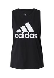 ADIDAS PERFORMANCE Top sportivo  nero / bianco