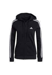 ADIDAS PERFORMANCE Giacca di felpa sportiva  nero / bianco