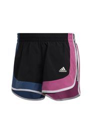 ADIDAS PERFORMANCE Pantaloni sportivi 'Marathon 20'  blu scuro / eosina / nero / bianco