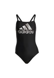 ADIDAS PERFORMANCE Costume intero sportivo  nero / bianco