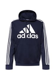 ADIDAS PERFORMANCE Felpa sportiva  blu notte / bianco