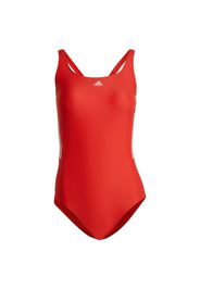 ADIDAS PERFORMANCE Costume intero sportivo  grigio / arancione pastello / rosso / bianco