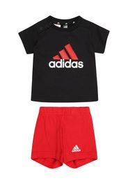 ADIDAS PERFORMANCE Completo per l'allenamento  rosso / nero / bianco