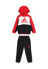 ADIDAS PERFORMANCE Tuta da jogging  rosso / nero / bianco