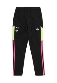 ADIDAS PERFORMANCE Pantaloni sportivi 'JUVE'  lime / rosa / nero