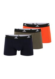 ADIDAS PERFORMANCE Pantaloncini intimi sportivi  navy / cachi / arancione neon