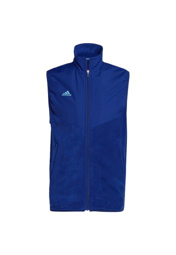 ADIDAS SPORTSWEAR Gilet sportivo  blu / bianco