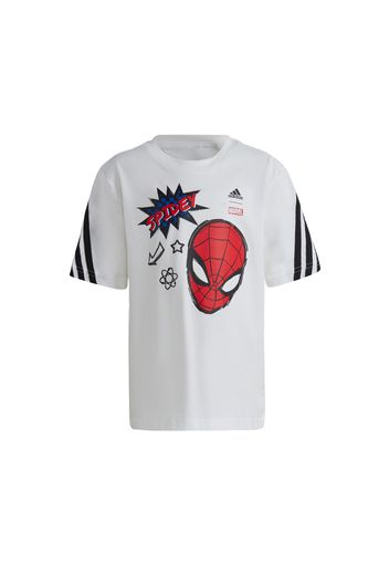 ADIDAS SPORTSWEAR Maglia funzionale 'Marvel Spider-Man'  blu / rosso / nero / bianco