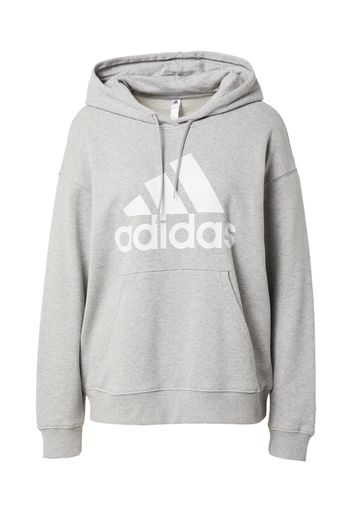 ADIDAS SPORTSWEAR Felpa sportiva  grigio / bianco