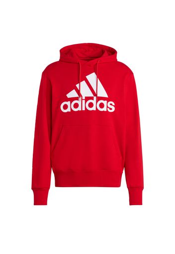 ADIDAS SPORTSWEAR Felpa sportiva  rosso / bianco